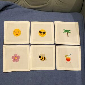 Emoji cocktail napkins